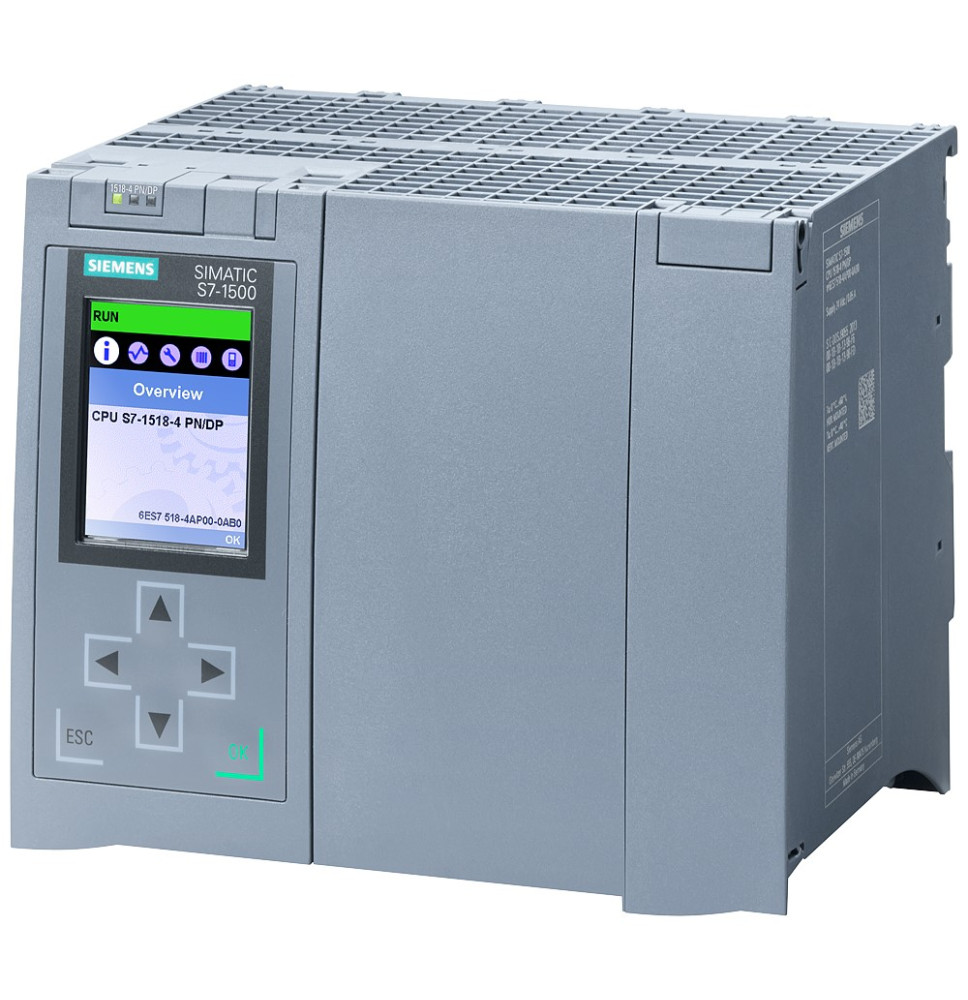 6ES7518-4AP00-0AB0 CPU 1518-4 PN/DP, 6 MB Prog., 60MB Data